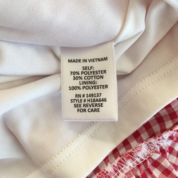 HYFVE | High Waisted Gingham Ruffle Shorts NEW - Picture 4 of 6